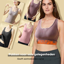 Afbeelding in Gallery-weergave laden, Fleece Naadloos Slank Ondergoed Vest