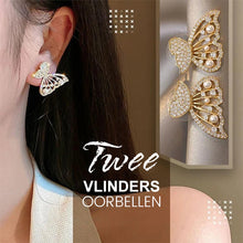 Afbeelding in Gallery-weergave laden, Vlinder oorbellen