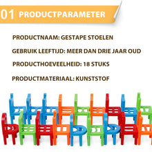 Afbeelding in Gallery-weergave laden, Stoelen Stapelen Toren Evenwichtsspel