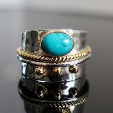 Afbeelding in Gallery-weergave laden, Turkoois Breedband Ring
