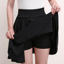 Afbeelding in Gallery-weergave laden, A-lijn Elastische Taille Geplooide Shorts Rokken