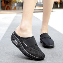 Afbeelding in Gallery-weergave laden, Platte platte sandalen met mesh voor dames