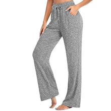 Afbeelding in Gallery-weergave laden, Casual broek met wijde pijpen