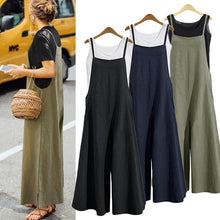 Afbeelding in Gallery-weergave laden, Zomer Casual Losse Solid Tank-jumpsuit voor dames