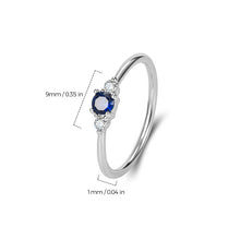 Afbeelding in Gallery-weergave laden, Art Deco Geboortesteen Ring