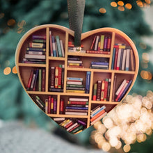 Afbeelding in Gallery-weergave laden, Boek Lovers Hart Ornament