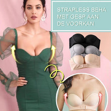 Afbeelding in Gallery-weergave laden, Strapless bh met gesp aan de voorkant