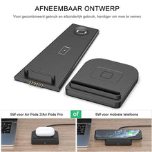 Afbeelding in Gallery-weergave laden, Opvouwbare 3 in 1 draadloze oplader