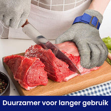 Afbeelding in Gallery-weergave laden, Handschoenen voor werkbescherming van metaalgaas van roestvrij staal