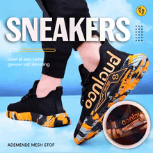 Afbeelding in Gallery-weergave laden, Ademende lichtgewicht sneakers met stalen neus