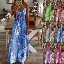 Afbeelding in Gallery-weergave laden, Maxi-jurk met bohemien mouwen en bloemenprint