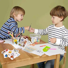 Afbeelding in Gallery-weergave laden, DIY kinderen gratis stok cartoon diamant schilderij