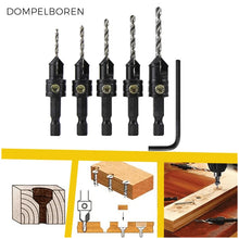 Afbeelding in Gallery-weergave laden, Verzinkboren (set van 5)