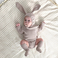 Afbeelding in Gallery-weergave laden, Bunny oren babybody met lange mouwen