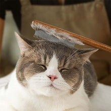 Afbeelding in Gallery-weergave laden, Pet Knot Comb met houten handvat