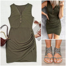 Afbeelding in Gallery-weergave laden, Platte zomersandalen met gekruiste bandjes en rits
