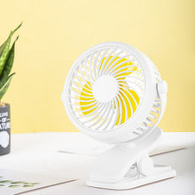 Afbeelding in Gallery-weergave laden, Draagbare stille clipventilator met 360 ° rotatie
