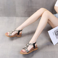 Afbeelding in Gallery-weergave laden, Antislip sandalen met zachte zool en sleehak