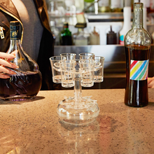 Afbeelding in Gallery-weergave laden, 6 Shotglas dispenser en houder