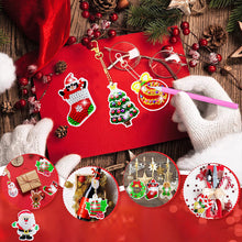 Afbeelding in Gallery-weergave laden, Kerst diamant schilderij sticker kit