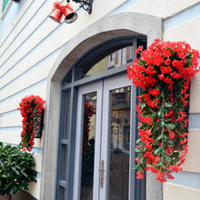 Afbeelding in Gallery-weergave laden, Levendige kunstmatige hangende orchideeƫn tros