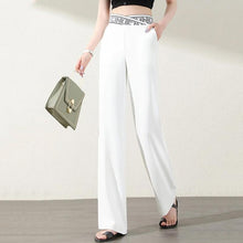Afbeelding in Gallery-weergave laden, Pantalon met elastische tailleband