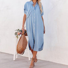 Afbeelding in Gallery-weergave laden, Maxi-jurk met split