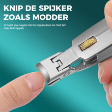 Afbeelding in Gallery-weergave laden, Stainless Steel Nail Clipper with Ring Lock