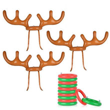 Afbeelding in Gallery-weergave laden, Christmas Reindeer Antler Ring Toss Game