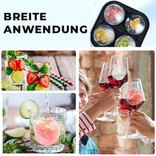 Afbeelding in Gallery-weergave laden, Rosen-Eiswürfelform mit 4 Fächern