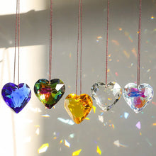 Afbeelding in Gallery-weergave laden, Opknoping Hart Suncatcher Prisma Ambachten