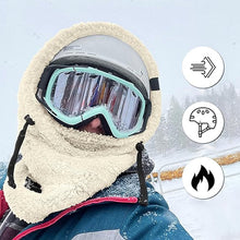Afbeelding in Gallery-weergave laden, Sherpa capuchon met skimasker