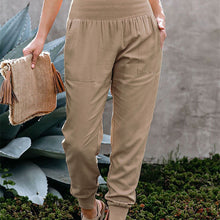 Afbeelding in Gallery-weergave laden, Joggingbroek met hoge taille en zakken