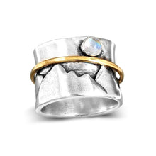 Afbeelding in Gallery-weergave laden, Vallei Gouden Cirkel Maansteen Ring