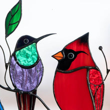 Afbeelding in Gallery-weergave laden, Vogels Glas-in-loodramen šškerstcadeauš¦