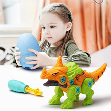 Afbeelding in Gallery-weergave laden, DIY in elkaar gezet dinosaurus speelgoed