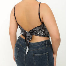 Afbeelding in Gallery-weergave laden, Sexy vest met strik en rugloos shirt
