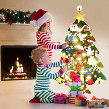 Afbeelding in Gallery-weergave laden, NIEUWE VERBETERDE DIY vilten kerstboom, een geweldig cadeau voor kinderen