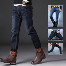 Afbeelding in Gallery-weergave laden, Male Loose Stretchy Denim Straight Pants