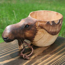 Afbeelding in Gallery-weergave laden, Animal Handmade Wooden Cup