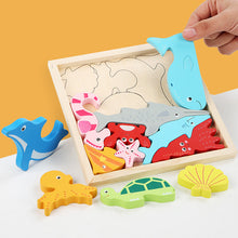 Afbeelding in Gallery-weergave laden, Houten peuter puzzels