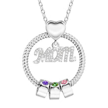 Afbeelding in Gallery-weergave laden, Geboortesteen ketting voor moeder