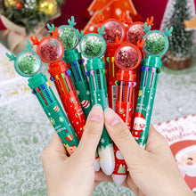 Afbeelding in Gallery-weergave laden, Kerst Balpen met 10 Kleuren