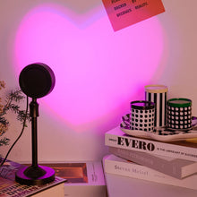 Afbeelding in Gallery-weergave laden, Hartvormige zonsondergang lamp