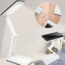 Afbeelding in Gallery-weergave laden, Op zonne-energie USB-oplaadbare tafellamp voor twee doeleinden