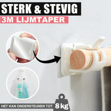 Afbeelding in Gallery-weergave laden, Nagelvrije verstelbare staafbeugelhouders (2 stuks)