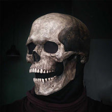 Afbeelding in Gallery-weergave laden, Vol Hoofd Schedelmasker/helm met Beweegbare Kaak