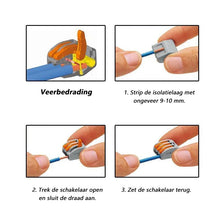 Afbeelding in Gallery-weergave laden, Universeel aansluitblok voor snelle bedrading
