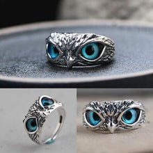 Afbeelding in Gallery-weergave laden, Demon Eye Uil Ring Verstelbaar