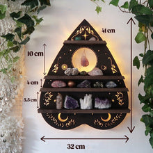Afbeelding in Gallery-weergave laden, Luna Moth Plank met lamp